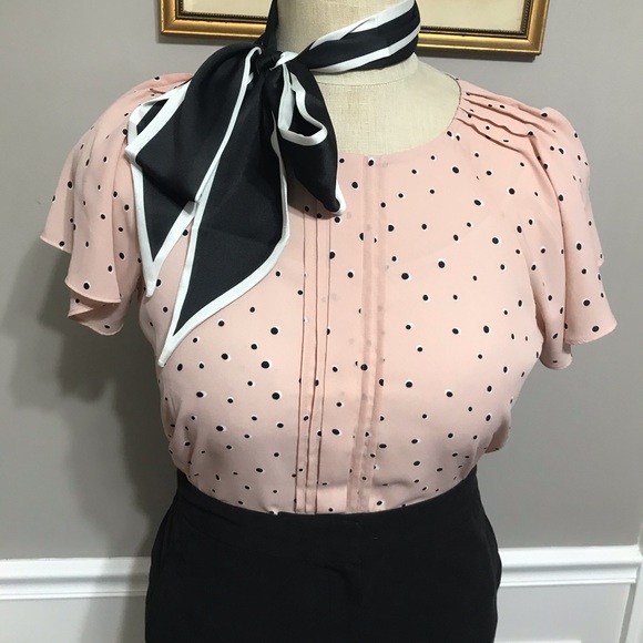 Pink and black tunic blouse - Picture 5 of 6